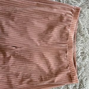 Forever 21 Silky Flare Pants ( Mauve )